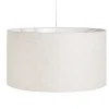 Schlafzimmer Lampen|Stofflampen*Invicta Interior Runde Pendelleuchte Stoff E27 Ø55 cm Modern in Natur