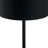Nachttischlampen|Stofflampen*Nowodvorski Runde Tischleuchte ALICE Schwarz H:40,5cm Lampe