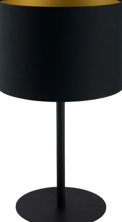 Nachttischlampen|Stofflampen*Nowodvorski Runde Tischleuchte ALICE Schwarz H:40,5cm Lampe