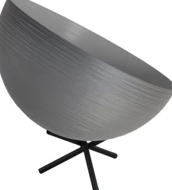 Masterlight Runde Tischleuchte CASCO in Schwarz< Tischlampen|Schlafzimmer Lampen