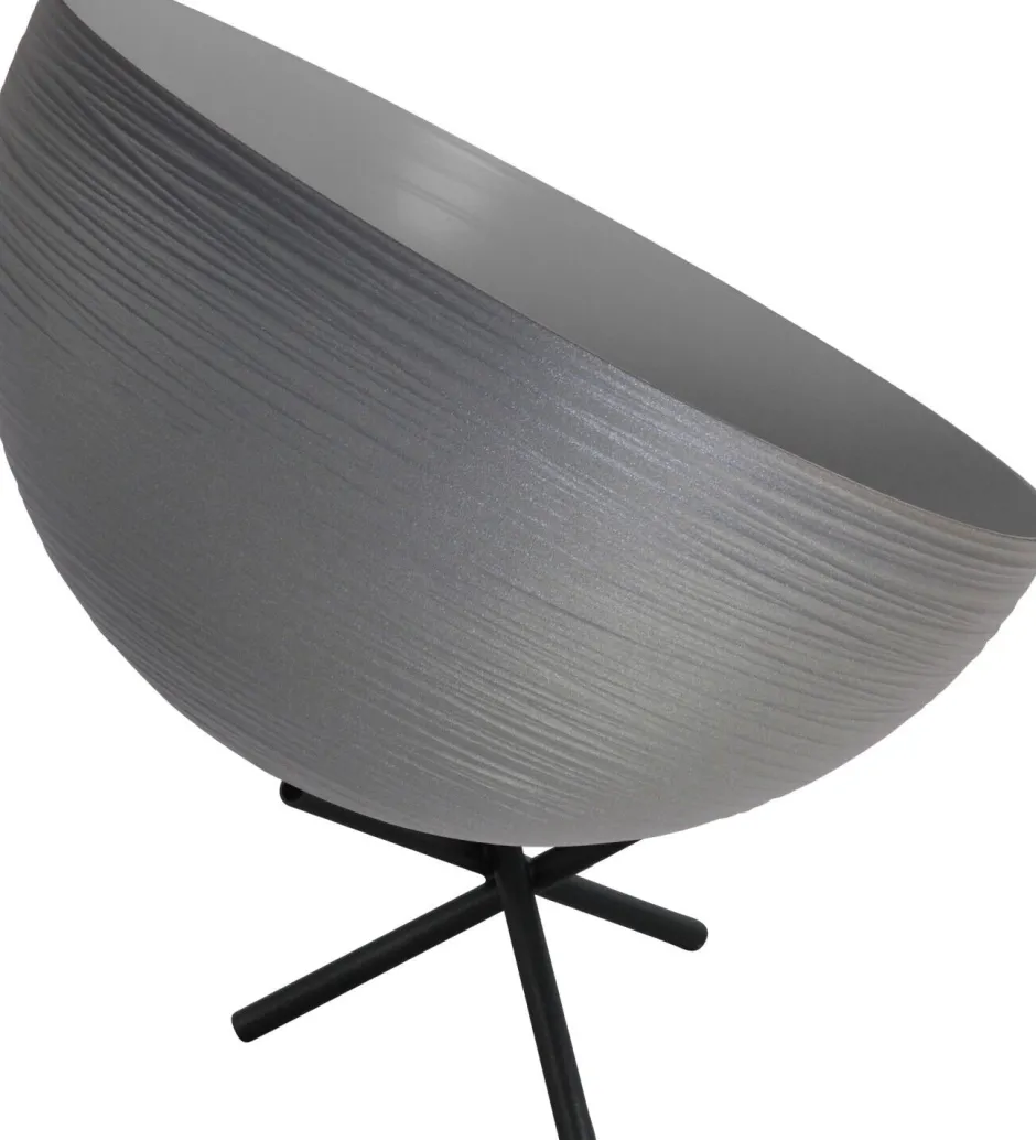 Masterlight Runde Tischleuchte CASCO in Schwarz< Tischlampen|Schlafzimmer Lampen