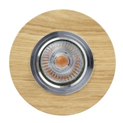 Spots|Moderne Lampen*Spot Light Runder Einbauspot in Eiche Ø10cm mit LED flexibel