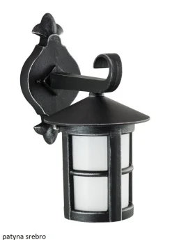 SU-MA Rustikale Außenlampe KINGFISHER IP43 Schwarz E27< Außenleuchten Antik|Außenwandleuchten