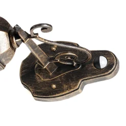 Rustikale Lampen|Rustikale Außenleuchten*Easylight Rustikale Außenlampe mit Bewegungsmelder in Schwarz Kupfer