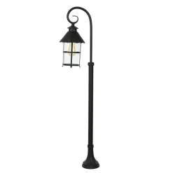 SU-MA Rustikale Außenlampe Schwarz 116cm regenfest E27< Metall Lampen|Rustikale Lampen