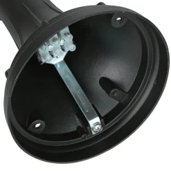 SU-MA Rustikale Außenlampe Schwarz 116cm regenfest E27< Metall Lampen|Rustikale Lampen