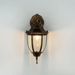 Rustikale Lampen|Rustikale Außenleuchten*Easylight Rustikale Außenleuchte in Schwarz Kupfer LYON