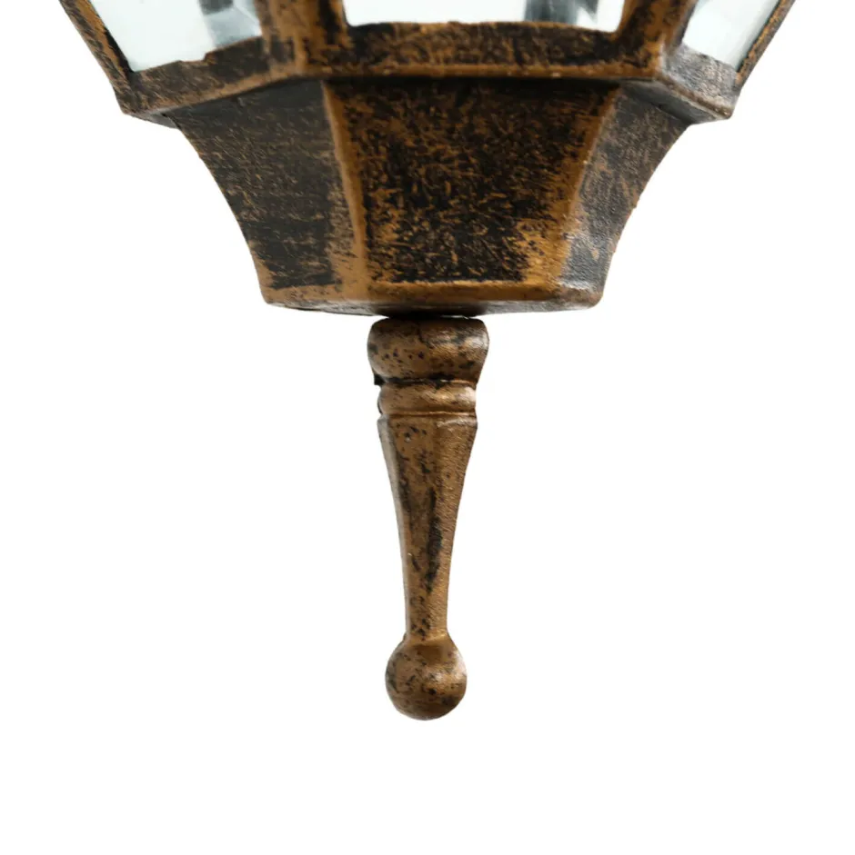 Rustikale Lampen|Rustikale Außenleuchten*Easylight Rustikale Außenleuchte in Schwarz Kupfer LYON