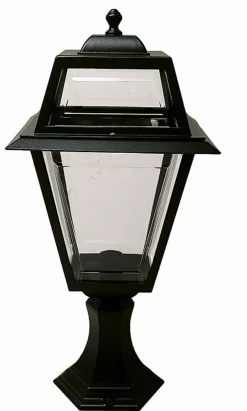 Außenleuchten Antik|Gartenlaternen*Lido Rustikale Außenleuchte IRSA Schwarz 63cm hoch IP44 E27