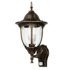 Rustikale Lampen|Rustikale Außenleuchten*Easylight Rustikale Außenleuchte mit Bewegungsmelder MILANO