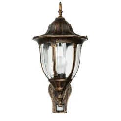 Rustikale Lampen|Rustikale Außenleuchten*Easylight Rustikale Außenleuchte mit Bewegungsmelder MILANO