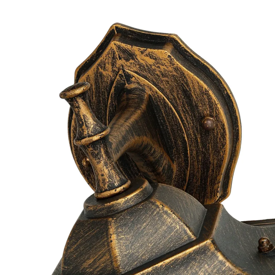 Rustikale Lampen|Rustikale Außenleuchten*Easylight Rustikale Außenleuchte PARIS Kupfer Antik IP44 E27