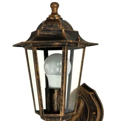 Easylight Rustikale Außenwandleuchte Kupfer Antik E27 PARIS< Rustikale Lampen|Rustikale Außenleuchten