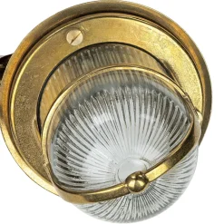 Lido Rustikale Außenwandleuchte aus Echt-Messing KORFU< Rustikale Lampen|Metall Lampen