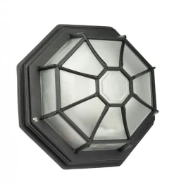 Rustikale Lampen|Metall Lampen*SU-MA Rustikale Deckenlampe außen IP43 Aluminium Glas