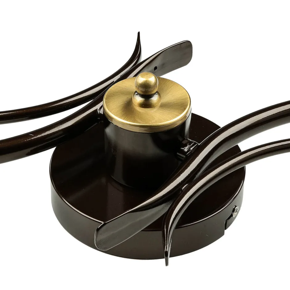 Easylight Rustikale Deckenleuchte Schwarz Weiß AURORA< Glaslampen|Rustikale Lampen