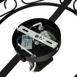 Easylight Rustikale Deckenleuchte Weiß Schwarz Alabaster Glas< Glaslampen|Retro Lampen