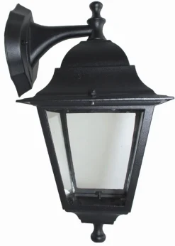 Lido Rustikale Gartenlaterne ERNINE Aluminium IP44 E27< Außenwandleuchten|Rustikale Lampen