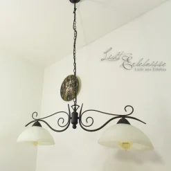 Trio Reality Rustikale Hängeleuchte Country 2-flmg< Hängelampen|Esszimmer Lampen