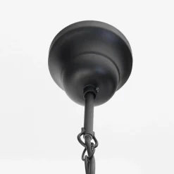 Rabalux Rustikale Hängeleuchte ENNA mit Glasschirm Schwarz Kupfer< Hängelampen|Esszimmer Lampen