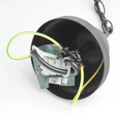 Rabalux Rustikale Hängeleuchte ENNA mit Glasschirm Schwarz Kupfer< Hängelampen|Esszimmer Lampen