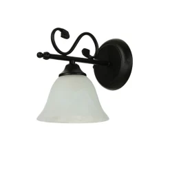 Glaslampen|Rustikale Lampen*Easylight Rustikale Landhaus Wandlampe DOROTHEA Alabaster Glas