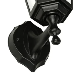 Rustikale Lampen|Rustikale Außenleuchten*Easylight Rustikale Laternen Außenwandleuchte PARIS Schwarz