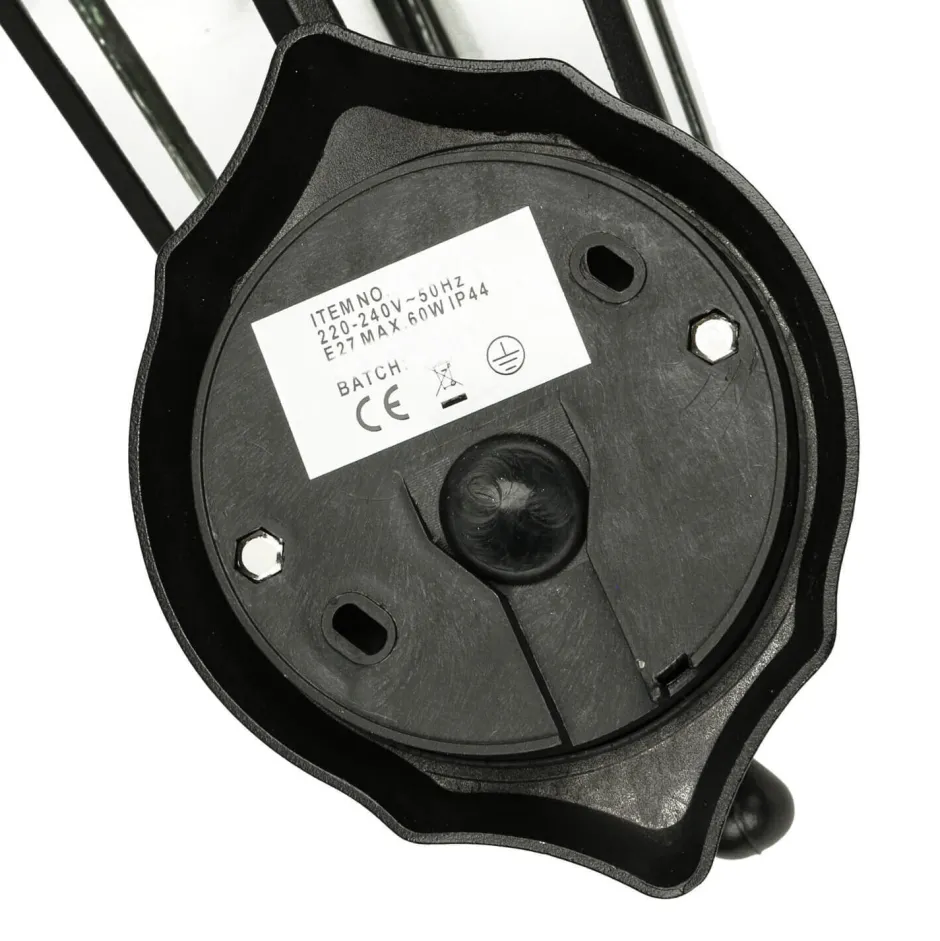 Rustikale Lampen|Rustikale Außenleuchten*Easylight Rustikale Laternen Außenwandleuchte PARIS Schwarz