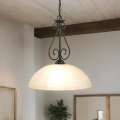 Easylight Rustikale runde Hängeleuchte E27 ATHEN< Hängelampen|Esszimmer Lampen