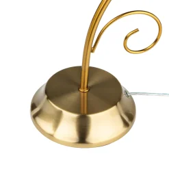 Easylight Rustikale Tischlampe Messing Alabaster H:43cm ATHEN< Rustikale Lampen|Glaslampen