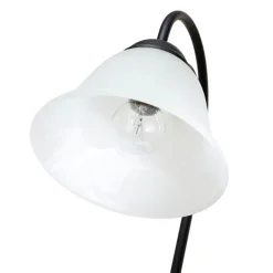 Easylight Rustikale Tischlampe Schwarz Alabaster H:43cm ATHEN< Glaslampen|Rustikale Lampen