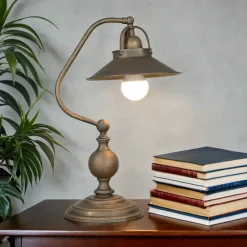 Giovanni Battista Rustikale Tischleuchte Country Premium< Nachttischlampen|Metall Lampen