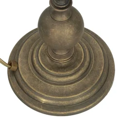 Giovanni Battista Rustikale Tischleuchte Country Premium< Nachttischlampen|Metall Lampen