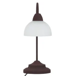 Glaslampen|Rustikale Lampen*Trio Reality Rustikale Tischleuchte Country rostfarbig