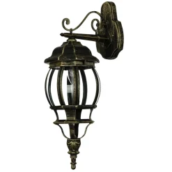 Easylight Rustikale Wand Außenleuchte BREST Gold Antik 54cm< Rustikale Lampen|Rustikale Außenleuchten