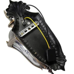 Rustikale Lampen|Rustikale Außenleuchten*Easylight Rustikale Wandlaterne außen IP44 Schwarz Gold antik