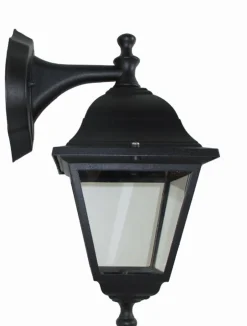 Lido Rustikale Wandlaterne außen Aluminium IP44 E27 Balkon< Außenwandleuchten|Rustikale Lampen