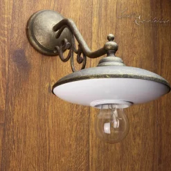 Giovanni Battista Rustikale Wandleuchte E27 Marte Weiß< Wandleuchten|Esszimmer Lampen