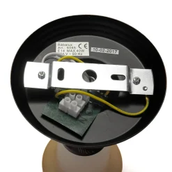 Wandleuchten|Flurlampen*Rabalux Rustikaler Wandspot Glasschirm E14