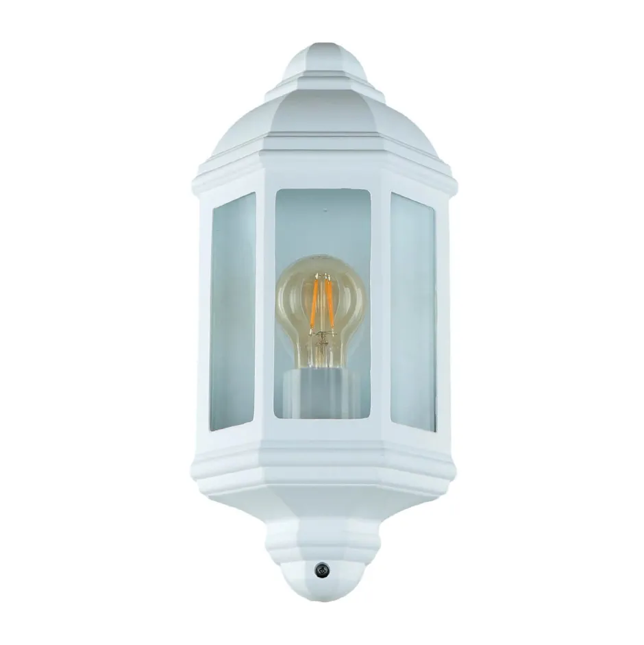 Rustikale Lampen|Maritime Lampen*Searchlight Schiffslampe Außenleuchte Wand Laterne flach weiß