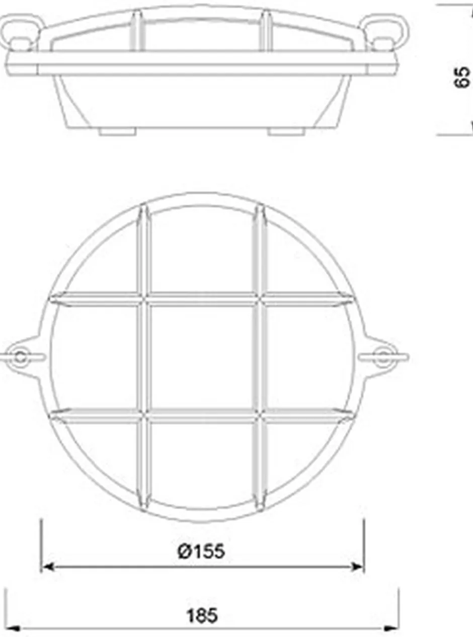 Außenwandleuchten|Lampen Aus Aller Welt*Laura Suardi Schiffslampe LED verchromtes Messing IP54 SIRENA