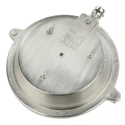 Lido Schiffslampe Messing Riffelglas IP64 rostfrei rund< Außenleuchten Antik|Außenwandleuchten