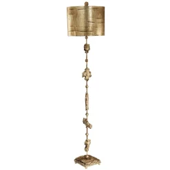 Elstead Schirm Stehlampe Gold 170 cm Wohnzimmer GENEVOTE< Moderne Lampen|Wohnzimmerlampen