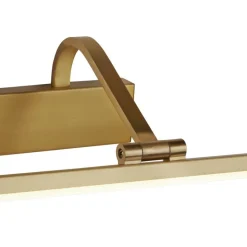 Searchlight Schmale Bilderleuchte LED verstellbar in Messing B: 51 cm< Wohnzimmerlampen|Jugendstil Lampen