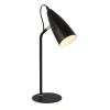 Searchlight Schreibtischlampe 46,5 cm E14 in Schwarz Gold Metall< Bürolampen|Retro Lampen
