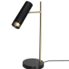 Bürolampen|Schlafzimmer Lampen*By Rydéns Schreibtischlampe Gold Schwarz 49 cm Metall GU10 verstellbar