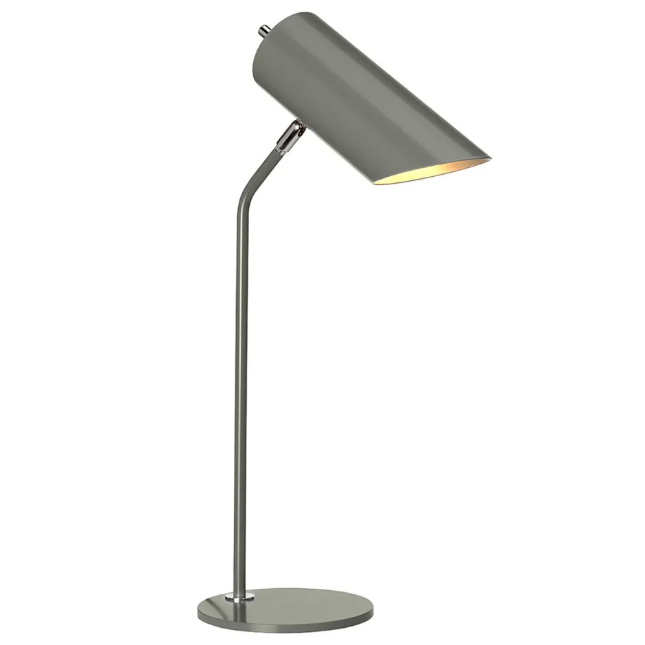 Tischlampen|Bürolampen*Elstead Schreibtischlampe LEYRE Grau H:58cm Design Lampe