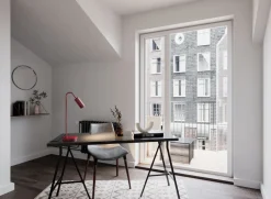 Bürolampen|Schlafzimmer Lampen*By Rydéns Schreibtischlampe Metall 51 cm hoch Dunkelrot GU10