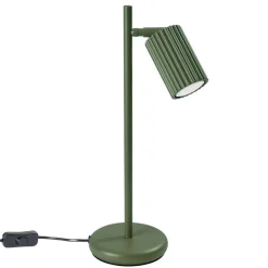 Sollux Schreibtischlampe Modern 43 cm hoch Grün GU10 schwenkbar BERTA< Bürolampen|Schlafzimmer Lampen