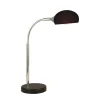 Searchlight Schreibtischlampe Schwarz H: 49 cm E14 Glasschirm verstellbar< Wandleuchten|Bürolampen